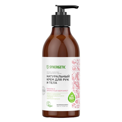 Подарочный набор SYNERGETIC мыло 380 мл, крем д/р 380 мл