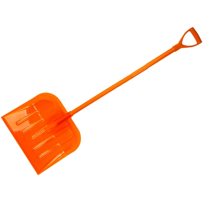 Лопата снеговая РусТрейд Лиса д.32 с фиберглас черен и V-обр ручкой Элита