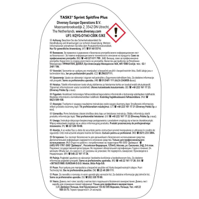 Профхим интерьер д/уборки-повер Diversey/TASKI Sprint Spitfire Plus, 0,75л