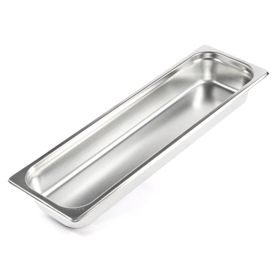 Гастроемкость LUXSTAHL нерж.сталь, GN 2/4, 53х16х6,5см, (га58)