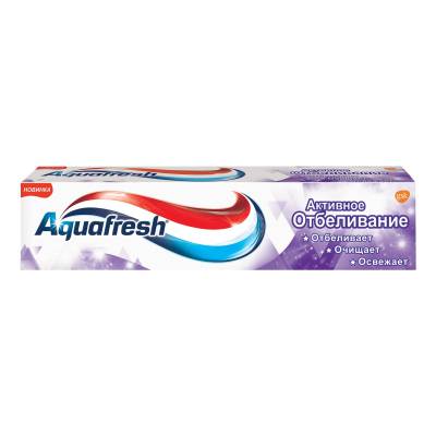 Зубная паста Aquafresh Активное отбеливание, для защиты от кариеса 100 мл