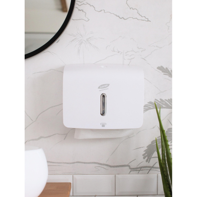 Диспенсер для полотенец лист Luscan Prof Etalon Z-слож белый 151060