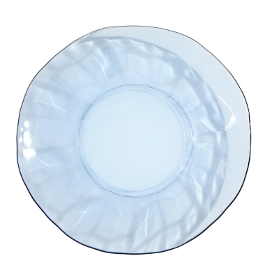 Тарелка стекл 20см плоская FANCY DIAMOND