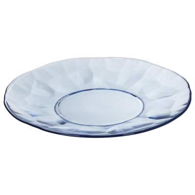 Тарелка стекл 20см плоская FANCY DIAMOND