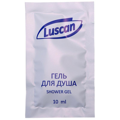 Гель для душа Luscan, саше 10мл, 100 шт ( упаковка)