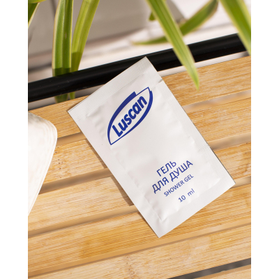 Гель для душа Luscan, саше 10мл, 100 шт ( упаковка)