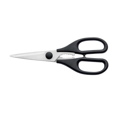 Ножницы универсальные для кухни, 20 см, черный, INGE (724112)