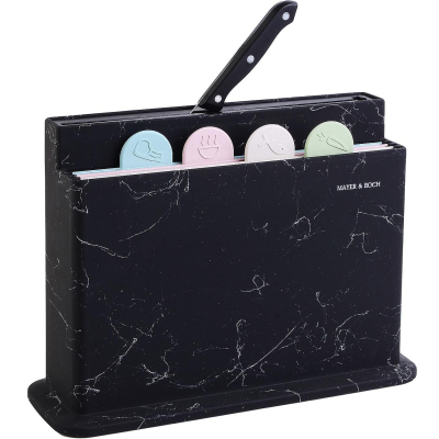 Набор разделочных досок 27,5 х 21 х 0,5 + подставка для ножей MB, 31297