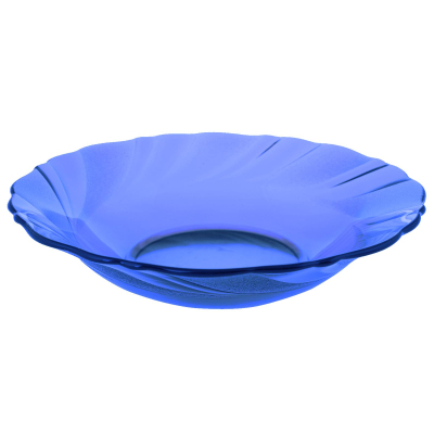 Тарелка стекл 20см глубокая SEA BRIM SAPHIR