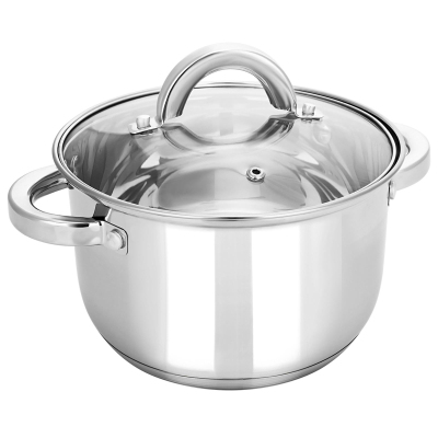 Кастрюля нерж Rondy 3,9л , D=21,5cм, SH07393