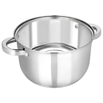 Кастрюля нерж Rondy 3,9л , D=21,5cм, SH07393