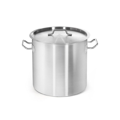 Котел LUXSTAHL с крышкой 37л нерж.сталь тройное дно d=36см, h=36см (кт3503)