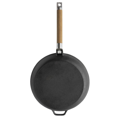 Сковорода чугун 24см глуб съем/руч ТМ Гардарика