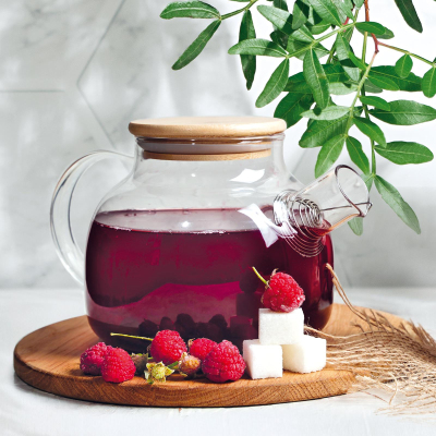 Чайник заварочный стекл 1,5л бамб/кр Studio TM Appetite