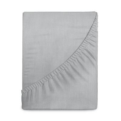 Простыня на резинке 140х200 см, меланж, 130г/м2, Silver 776152
