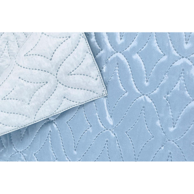 Покрывало Ника 140х200см, атлас-сатин, голубой