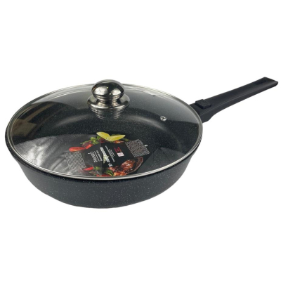 Сковорода индукц. 24см Panairo Chief inductionс кр.и съем руч soft-touch