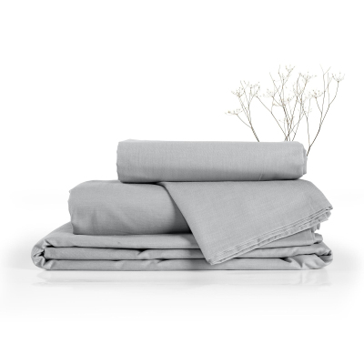 Постельное белье 1,5сп меланж (нав. 50х70 2 шт.), Silver 775840