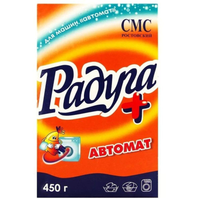 Порошок стиральный д/автоматической стики Радуга Автомат 450г