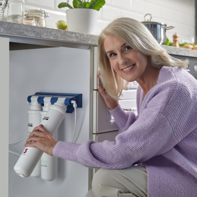 Водоочиститель трехступенчатый БАРЬЕР ЭКСПЕРТ Жесткость,защищ. от накипи