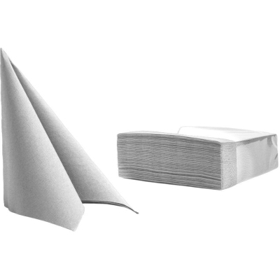 Салфетки S.Point 38х38см серые 50шт 16пач/уп