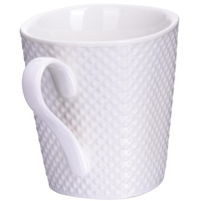 Кружка 330мл ажурная фарфор LR, 28506