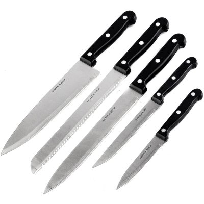 Набор ножей 5пр/наб, нерж.сталь, МВ , 30741