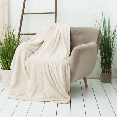 Плед микрофибра Nonna Inspiration 220х240 молочный