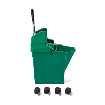 Ведро на колесах SYR 20л (раб.9л) Lady NU Combo удпроч пласт зеленое 994279