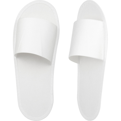 Тапочки одноразовые спанбонд, отк.мыс, спанбонд/картон 2мм 150пар/уп