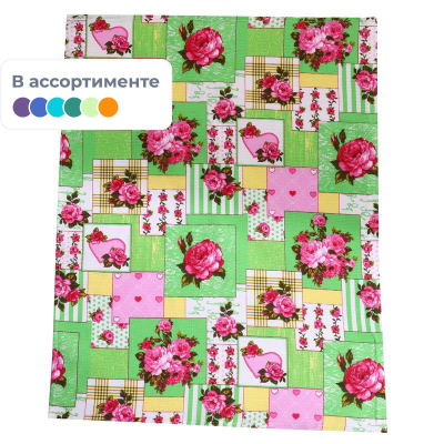 Полотенце ваф. 56х100, 160гр/м2, ассорти, 10шт