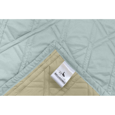 Покрывало Arti 210х230см, биософт, модерн серебро