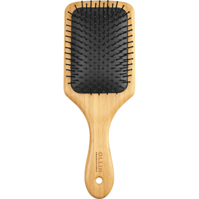 Щетка для укладки Ollin Professional массажн Bamboo прямоуг нейлон штифты