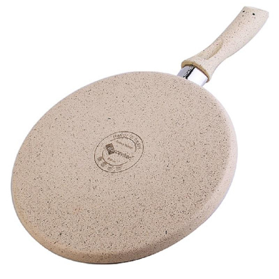 Сковорода для блинов лит.алюм, АП, D24см мрам/п бак/руч, 80439