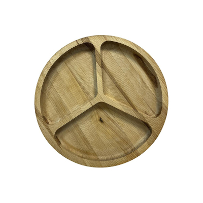 Менажница деревянная круглая из массива березы d25х2,5см Panairo Catalina