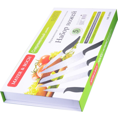 Набор ножей 5пр/наб ручка/ПП МВ , 26990