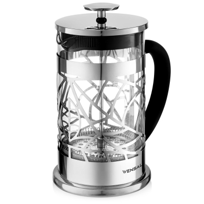 Френч-пресс Vensal VS3404 800мл.боросил. стекло,пластик,нерж.сталь.(VS3404)