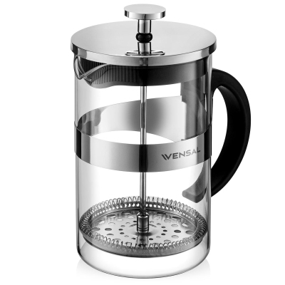 Френч-пресс Vensal VS3407 800мл.Материал боросил.стекло,нерж.сталь.(VS3407)