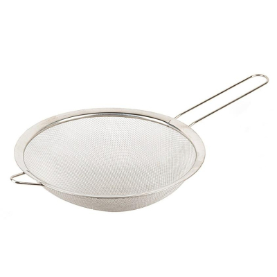 Дуршлаг - сито с ободом и ручкой 18см. 35см. нержавеющая сталь 9903137