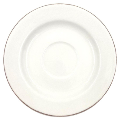 Блюдце d=160 мм. Ретро коричневый край, форма Банкет 70913