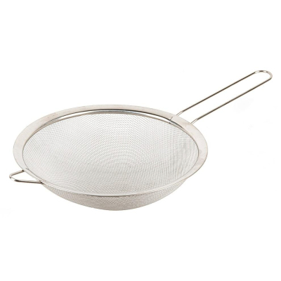 Дуршлаг - сито с ободом и ручкой 21,5см. 39см. нержавеющая сталь 9903139