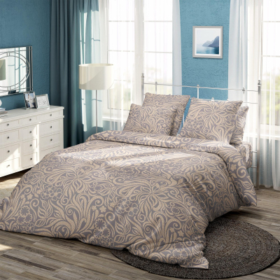 Постельное белье 1,5сп бязь (нав. 50х70 2 шт.), Тиана 762904