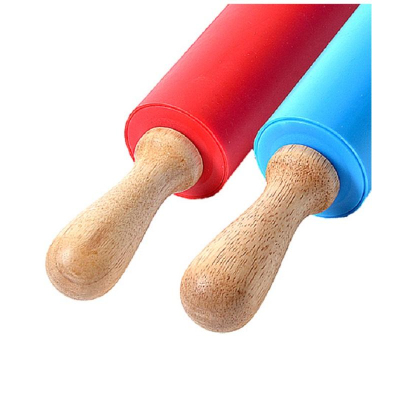 Скалка Mayer&Boch, силикон, дер.ручки 43,5х5,2см (30501)