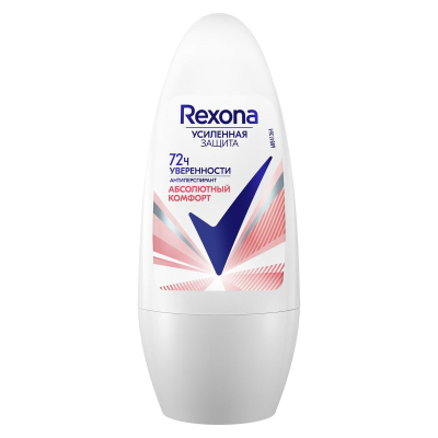 Дезодорант Rexona антиперспирант-ролл АБСОЛЮТ КОМФОРТ 50 мл_ОПТ