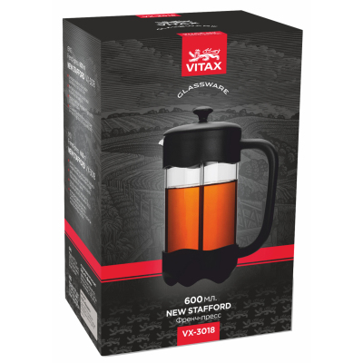 Френч-пресс VX-3018 600мл New Stafford