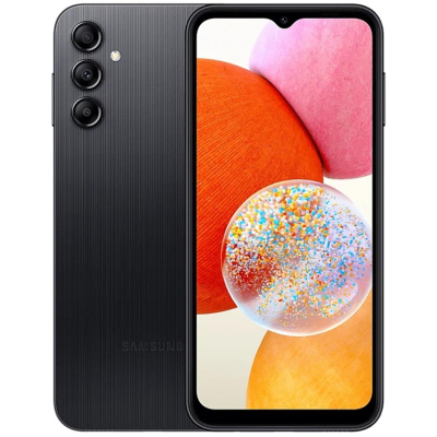Смартфон Samsung Galaxy A14 4/64Gb Black arabic EXS /SM-A145FZKDMEA