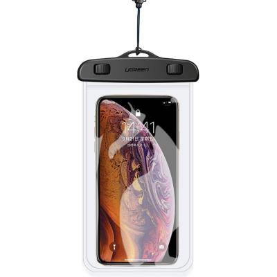 Чехол UGREEN LP186 водонепроницаемый для смартфонов. цвет черный (60959)
