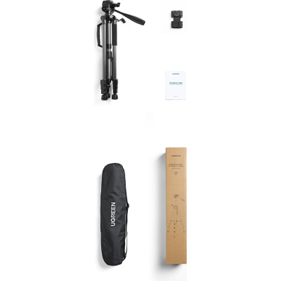 Штатив UGREEN LP661 (15187) профессиональный трипод, черный