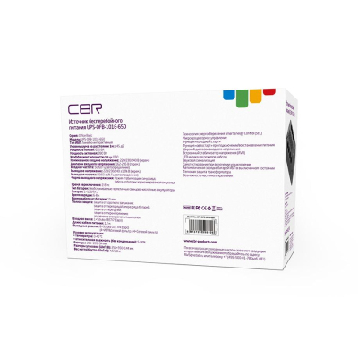 ИБП CBR лин-инт. 650VA/390W, 8xEURO [UPS-OFB-101E-650