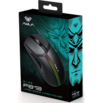 Мышь компьютерная беспроводная AULA F813 2,4 Гц/USB dpi 800 - 4800